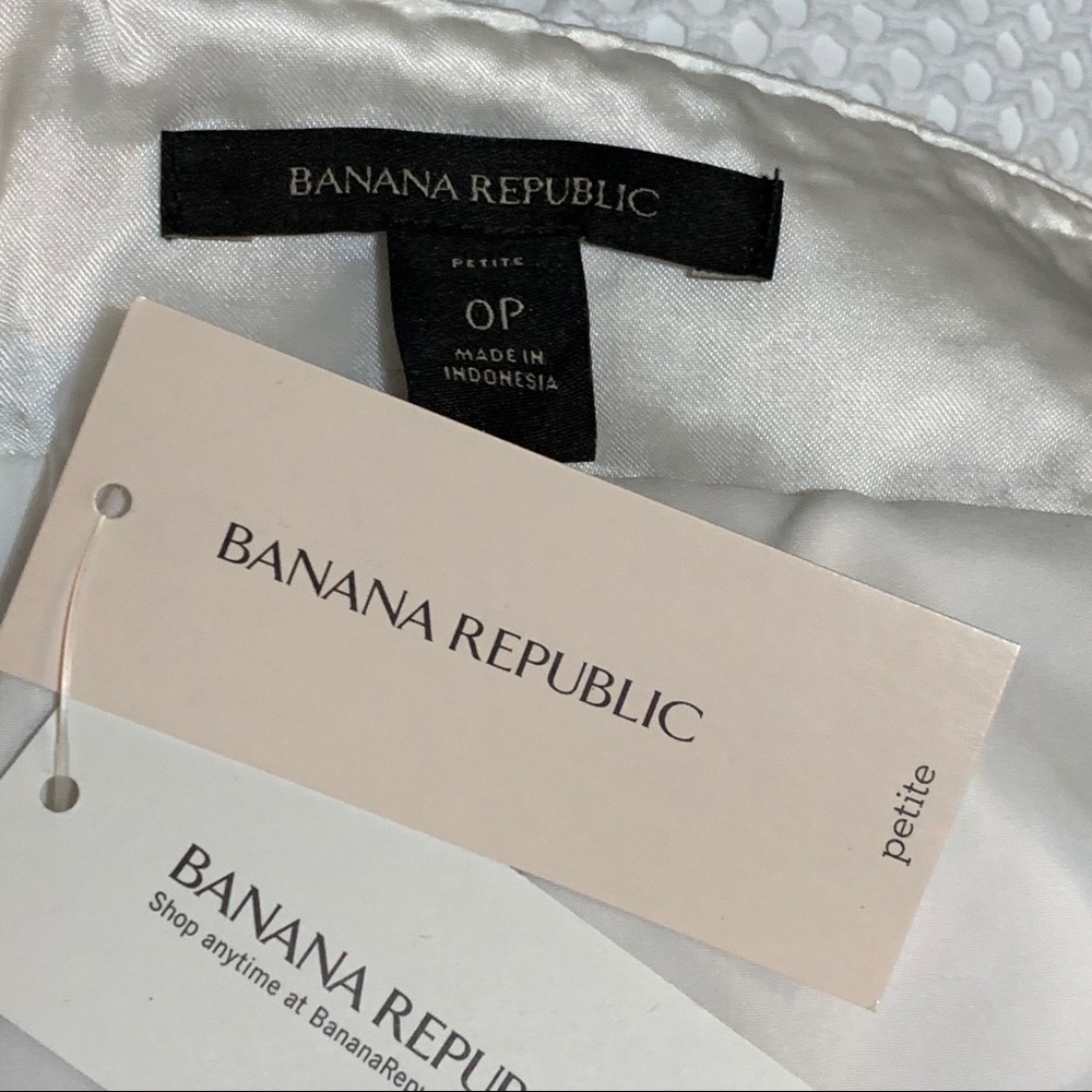 Banana Republic Dbl Layer Eyelet Lace Skirt Sz 0P - Picture 5 of 6